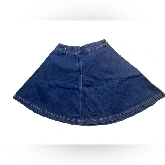 Pilcro and the Letterpress by Anthropologie Blue A-Line Denim Skirt - Picture 4 of 7